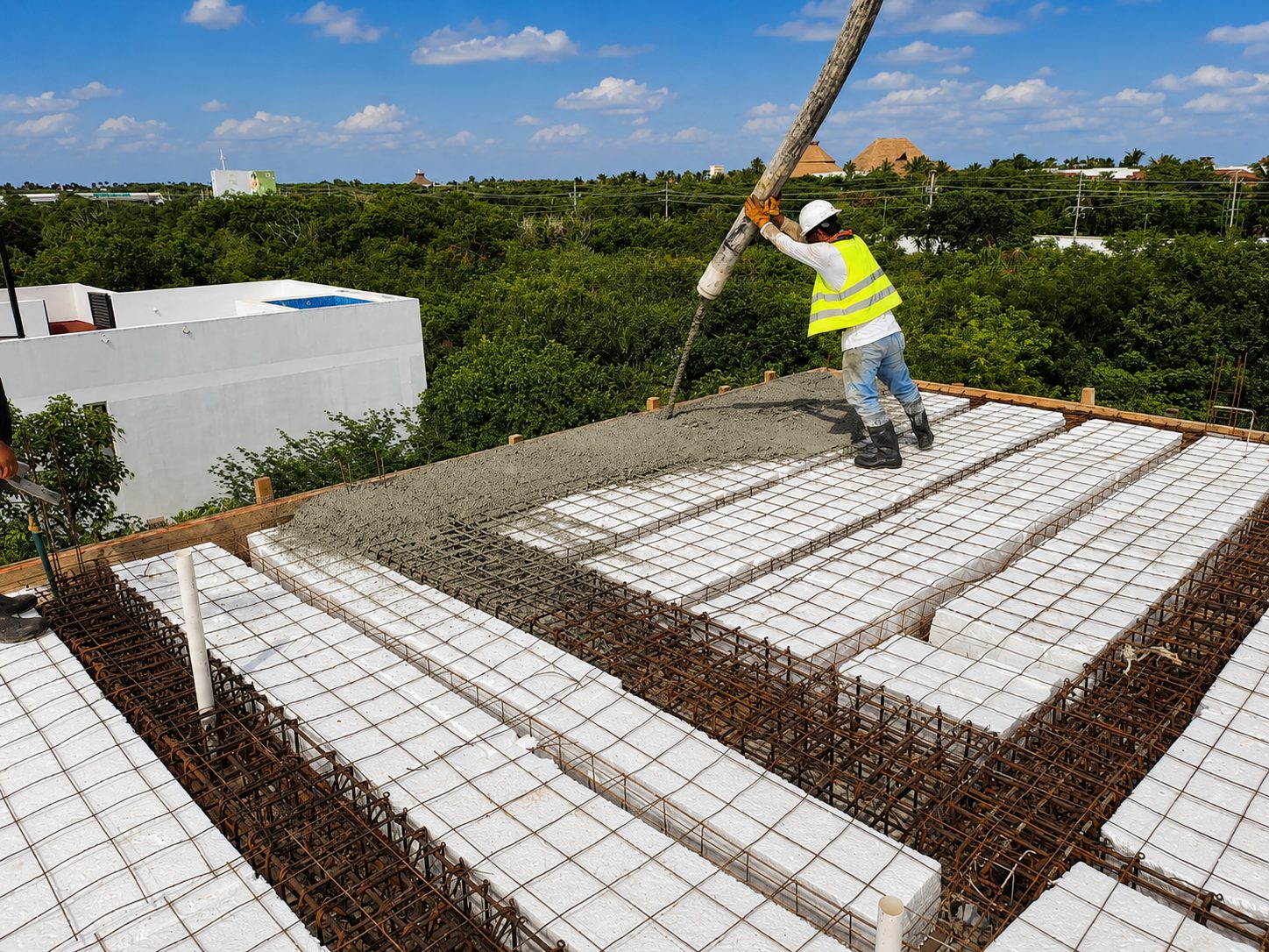 Avance de obra Casa Aria — Estructura