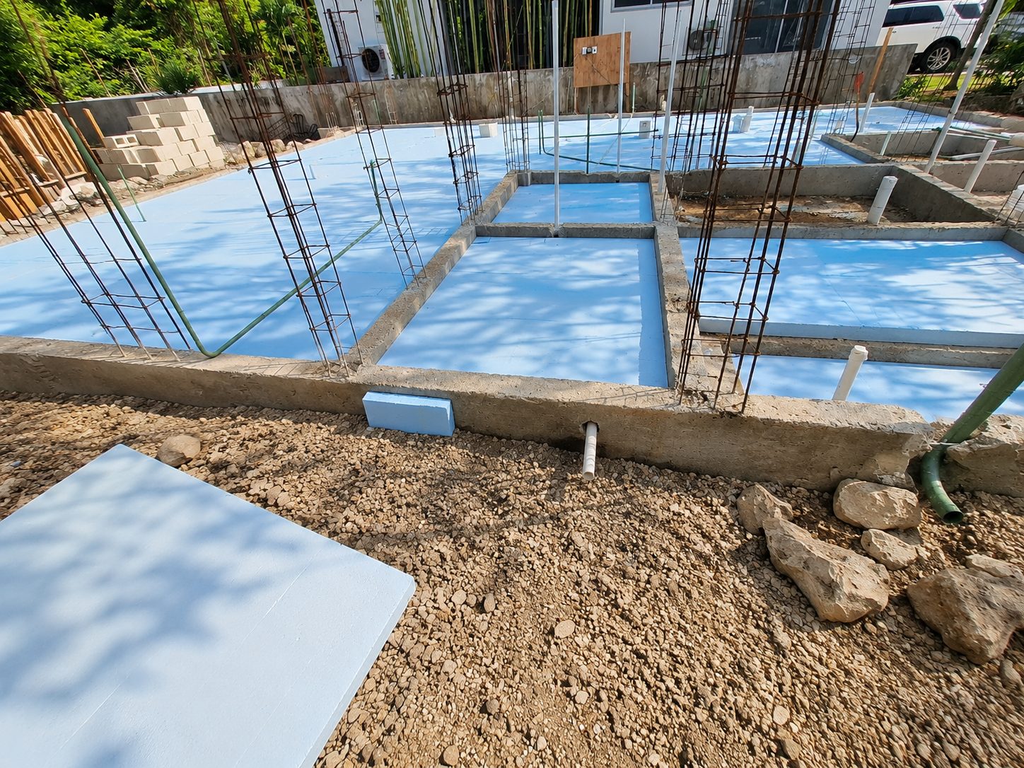 Avance de obra Casa Aria — Cimentación